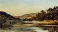 The Aqueduct in the Valley plein air Romanticism Jean Baptiste Camille Corot